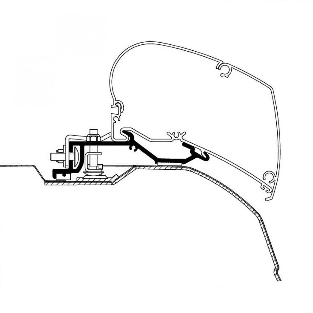 Thule Ducato/Jumper/Boxer Adapter >2007 L2H2 325