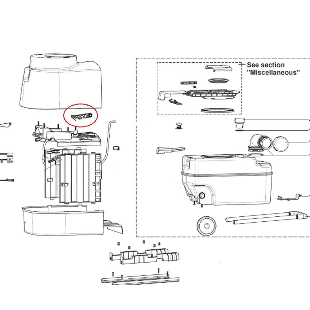 Dometic CT3050 Hendel Zekering Cassette
