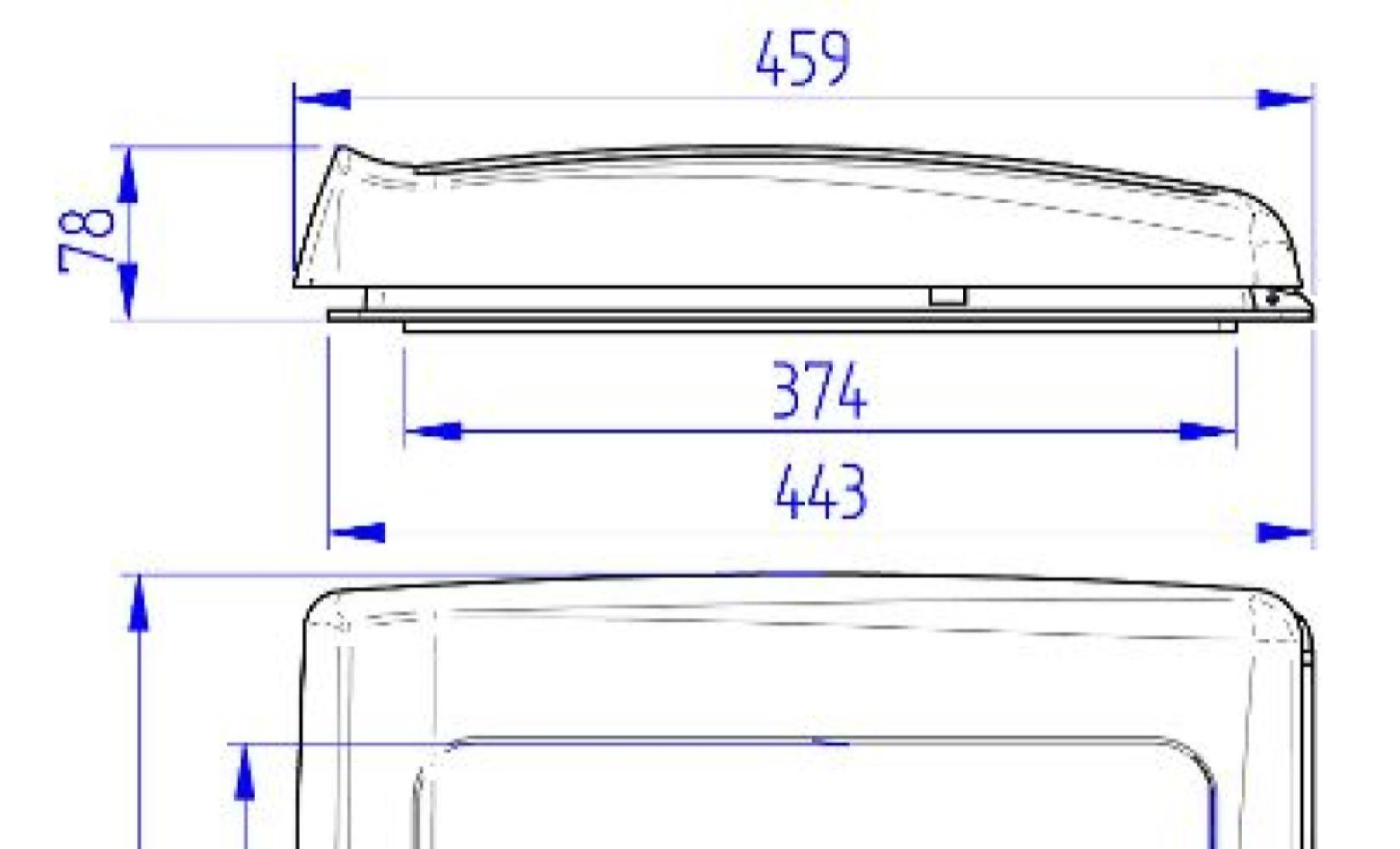 Thule Vent Lichtdoorlatend 40x40cm