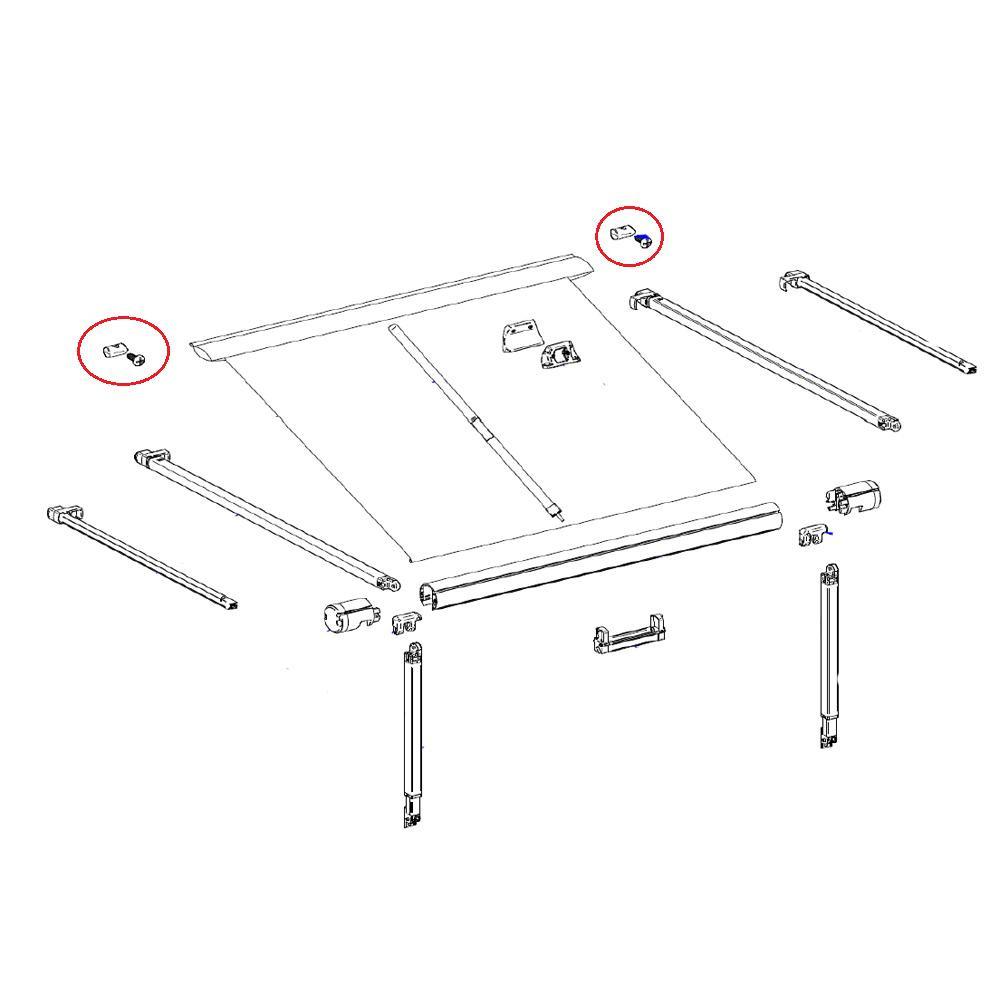 Thule Caravanrail Blocker Set Caravan Style