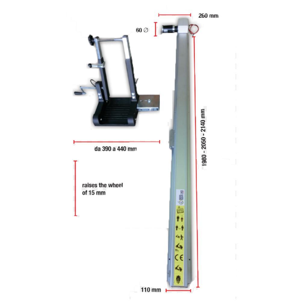 Pollicino Electric Bike 200cm Rechts