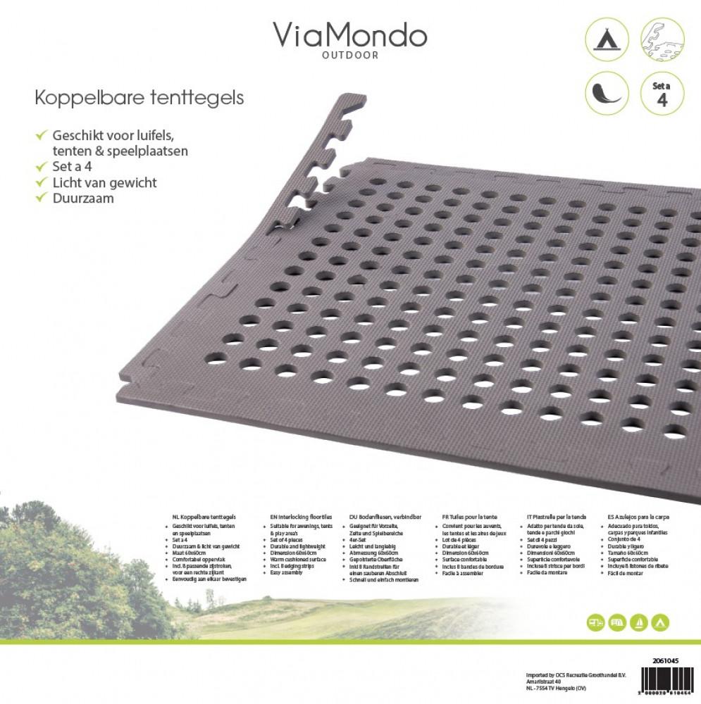 ViaMondo Koppelbare Tenttegels 4st.