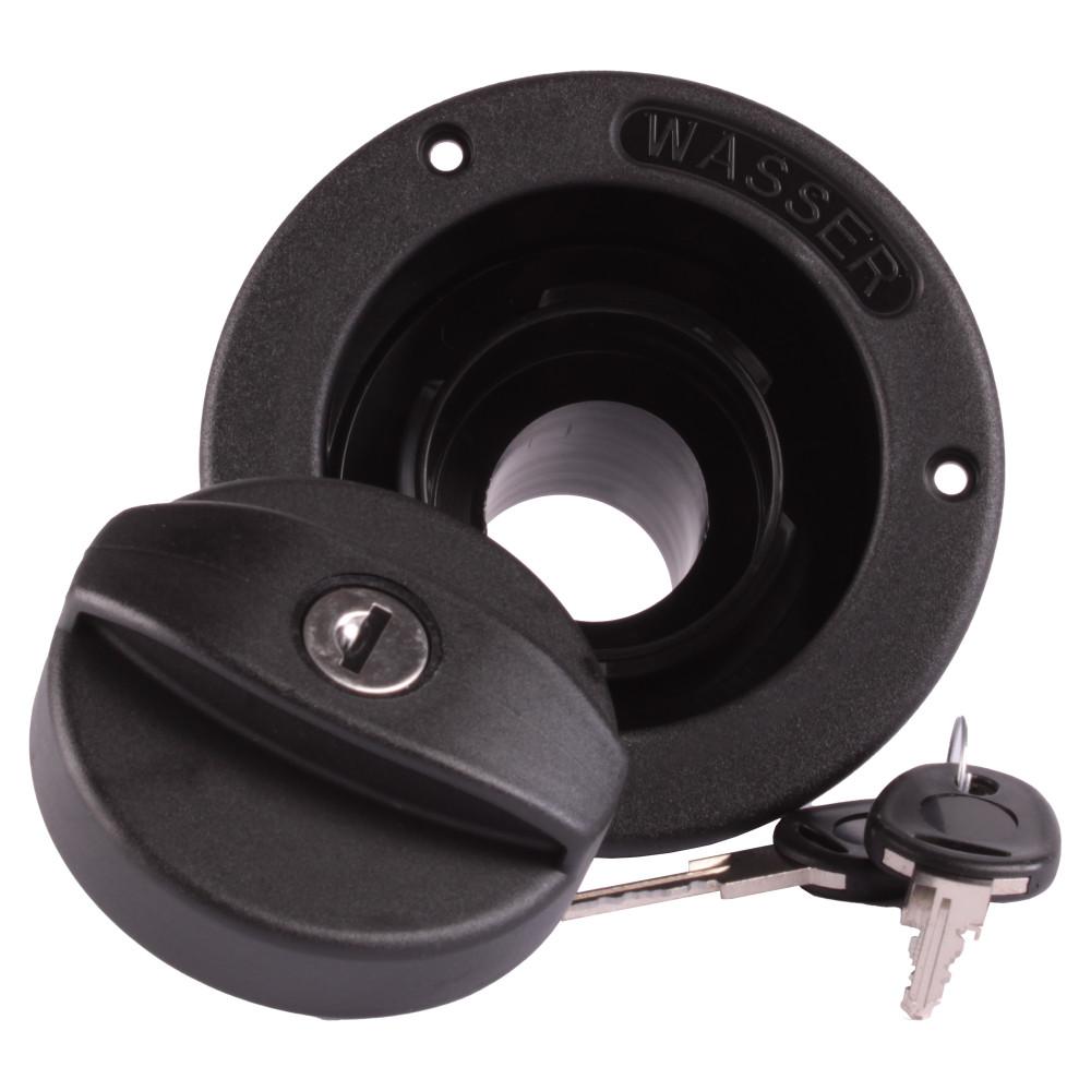 Watervulopening 40mm met Slot Zwart