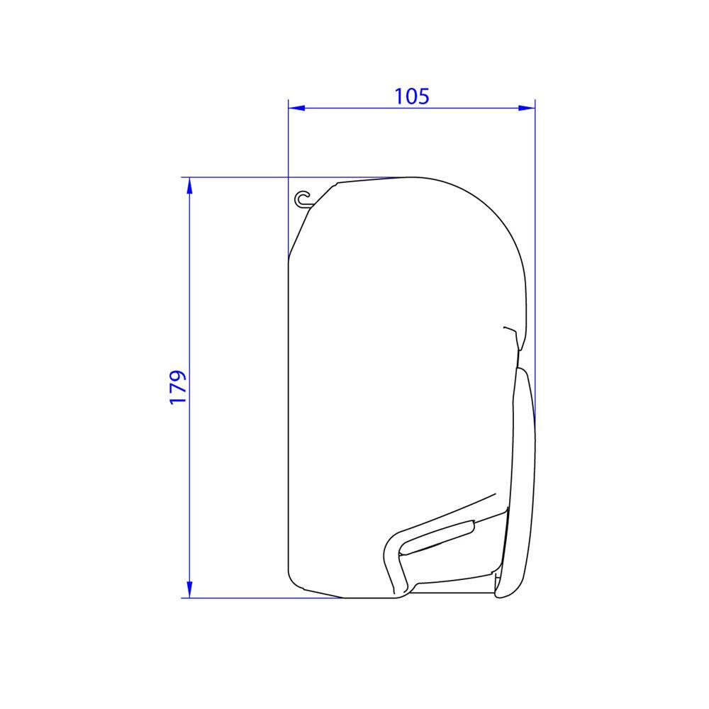 Thule 8000 230V 500 Geanodiseerd-Mystic Grey