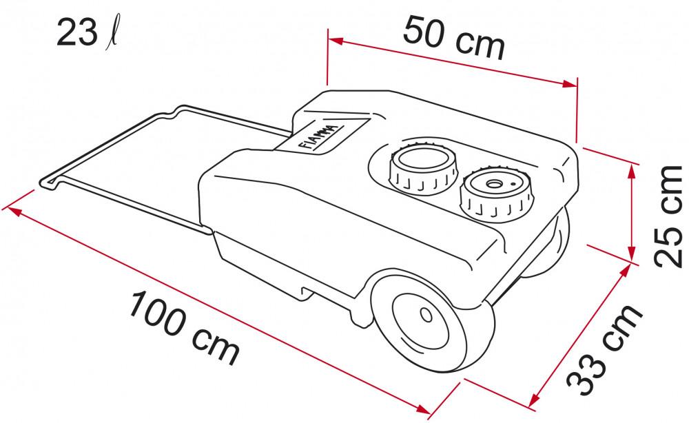 Fiamma Vuilwatertank 23L