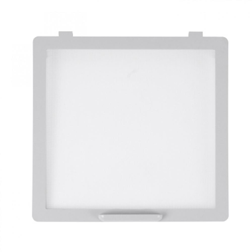 MPK Vliegenhor Scharnier Buitenzijde 28x28cm Grijs